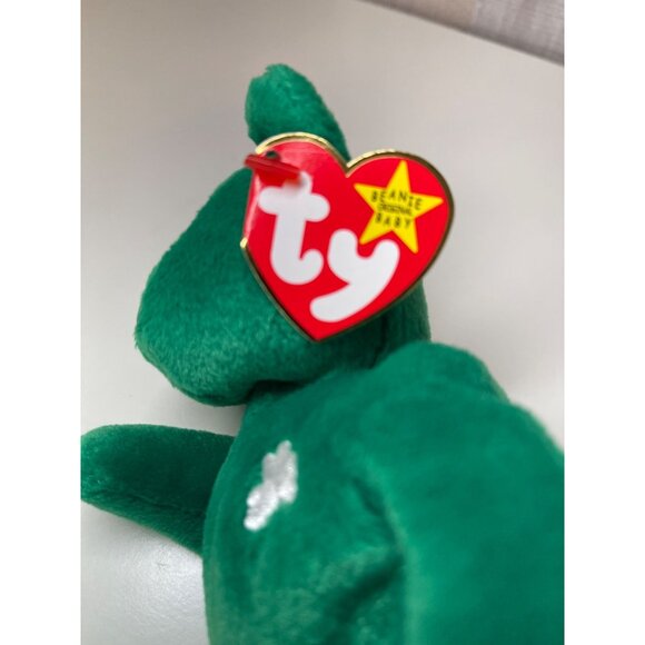 Ty Beanie 2- BEARS SHAMROCK & VALENTINA WITH EAR TAGS! - Picture 4 of 5